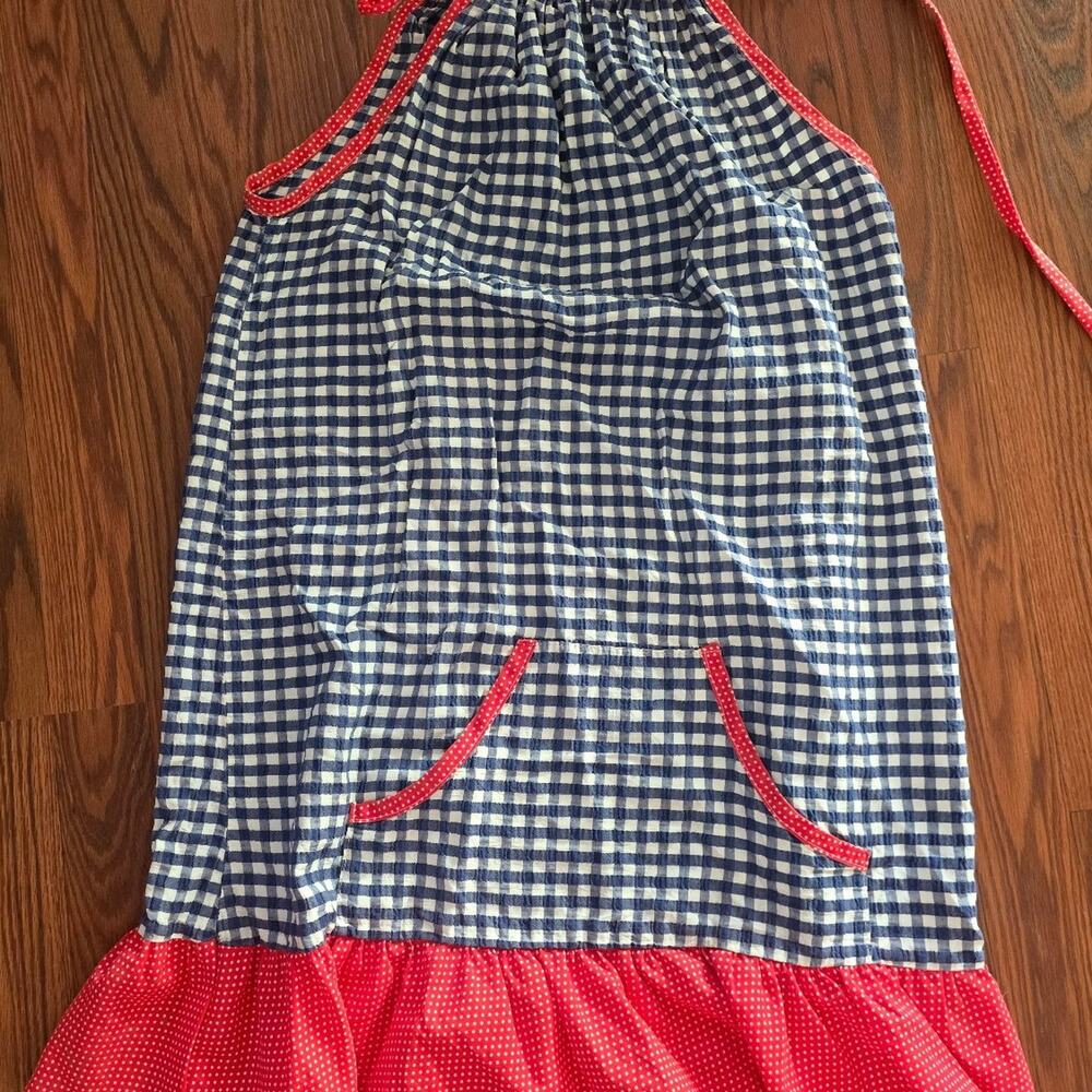 Vintage Sears Summer Tie Top Dress Size Youth 6/7